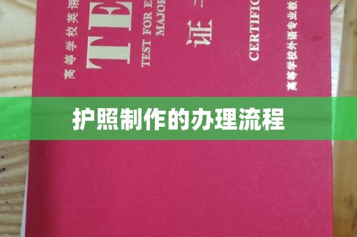 方正护照制作的办理流程
