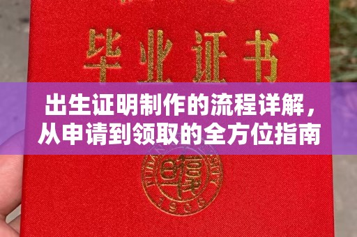泸州出生证明制作的流程详解，从申请到领取的全方位指南